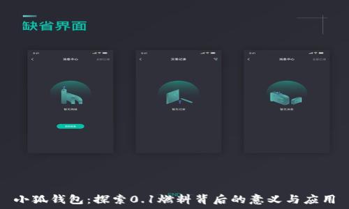   
小狐钱包：探索0.1燃料背后的意义与应用